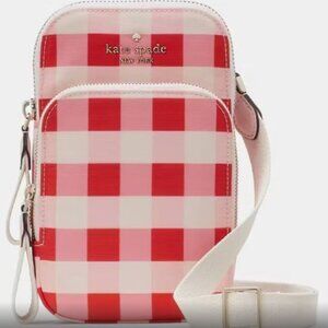 Kate Spade Chelsea Gingham Check Phone Crossbody Bag